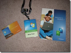 Badge and books